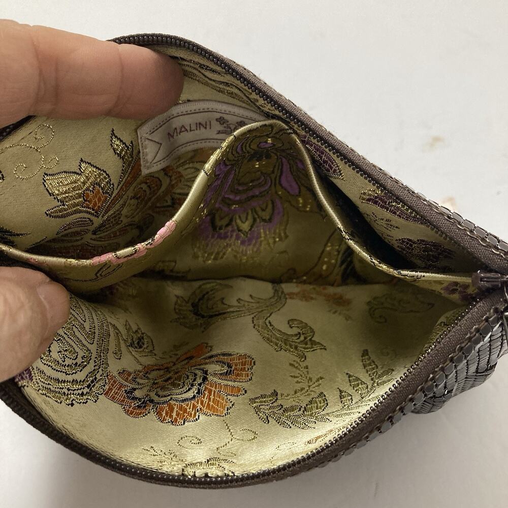 Dark Brown Mesh Evening Bag-NWT - Picture 3 of 5